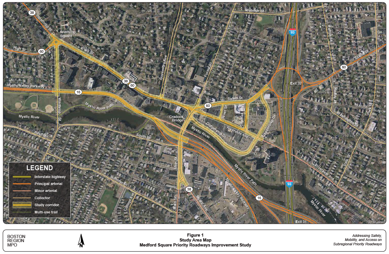 Figure 1. Study Area MapThis figure shows an aerial map depicting the boundaries of the study area.